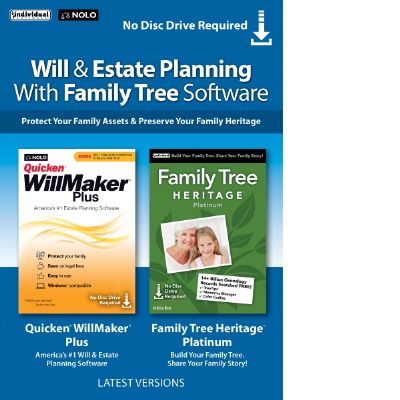 Will & Estate Planning with Family Tree Bundle Shopping & Trial