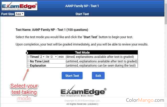 Exam Edge Screenshot