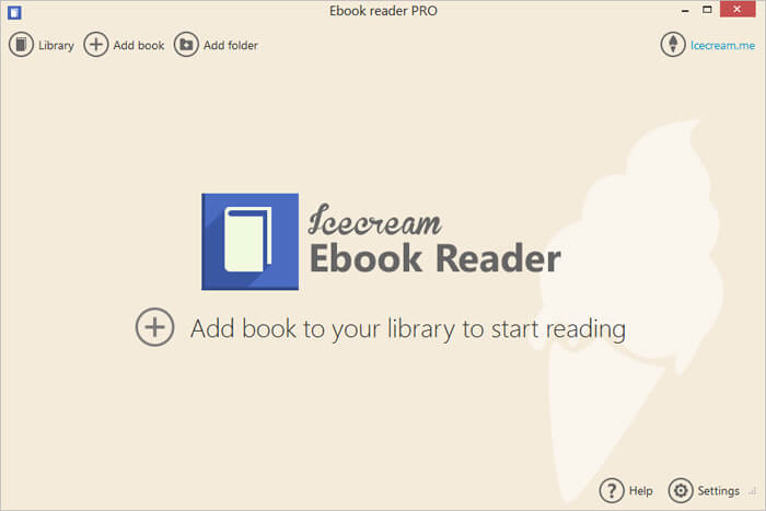 Icecream Ebook Reader Pro Screenshot