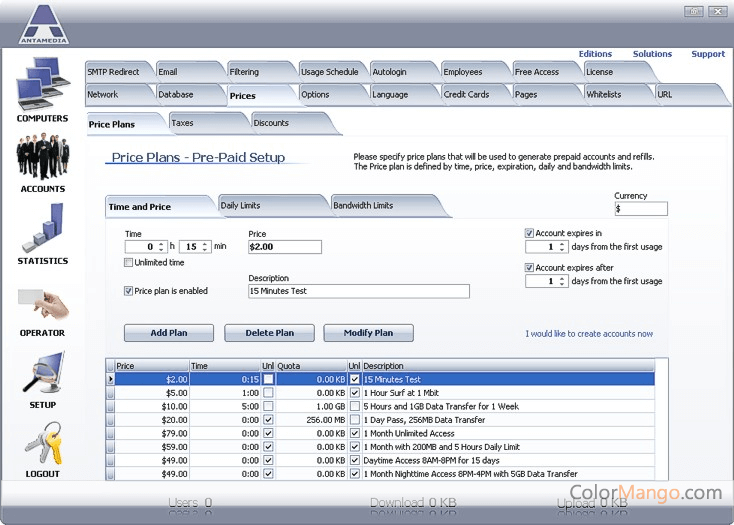 antamedia bandwidth manager full