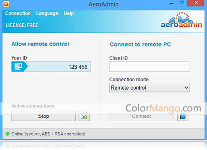 AeroAdmin Screenshot