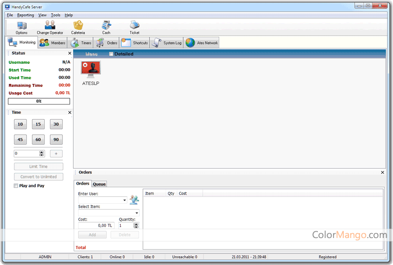 HandyCafe Screenshot