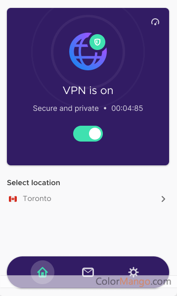 Mozilla VPN Screenshot