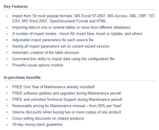 EMS Data Import for InterBase/Firebird Feature