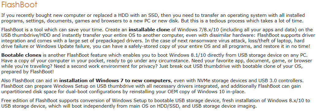 FlashBoot Pro Online Shopping, Price, Free Trial, Rating & Reviews