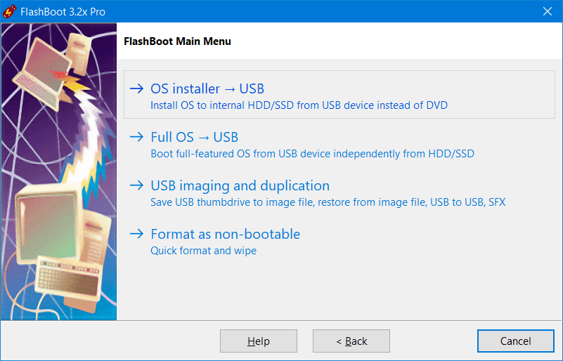 FlashBoot Pro Screenshot