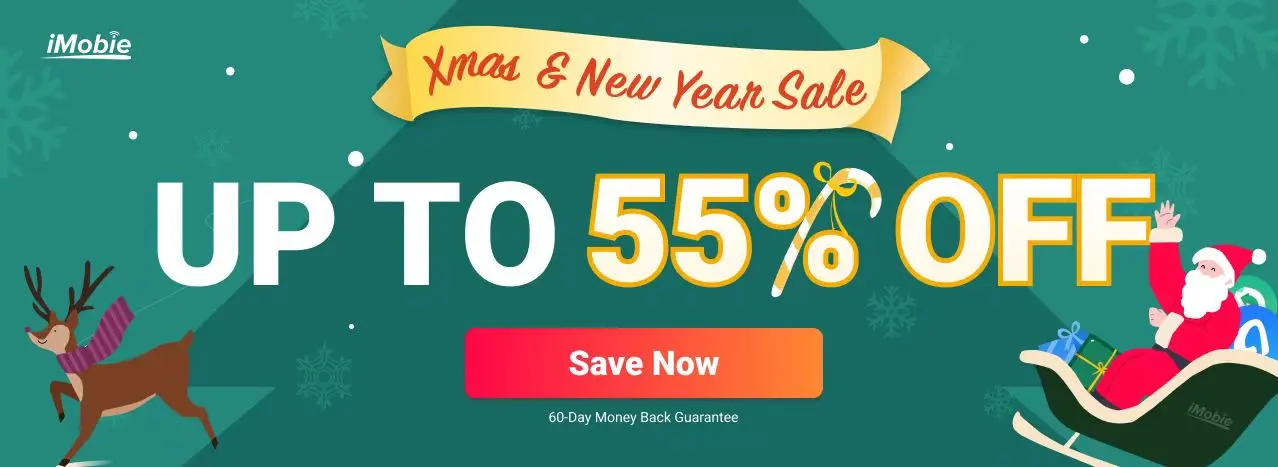 Up to 55% OFF iMobie New Year offers