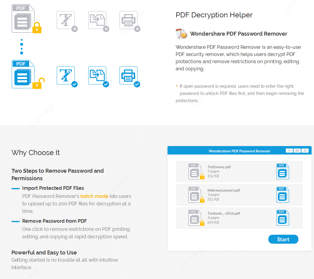 Wondershare Pdf Password Remover