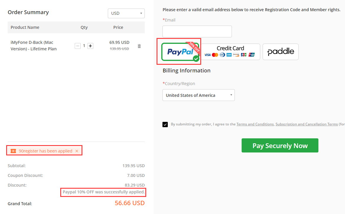 iMyFone PayPal Discount