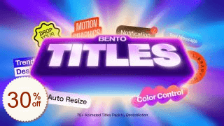 Bento Titles Discount Coupon