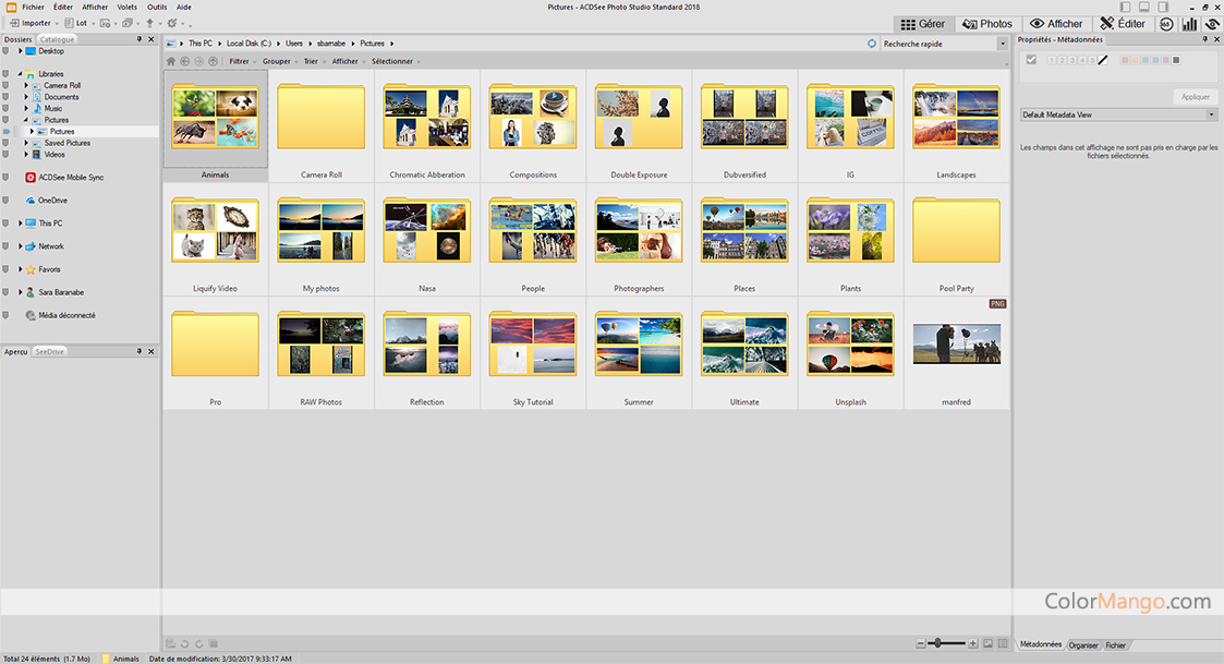 ACDSee Photo Studio Screenshot
