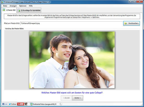 Artensoft Photo Collage Maker Screenshot