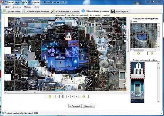 Artensoft Photo Mosaic Wizard Screenshot