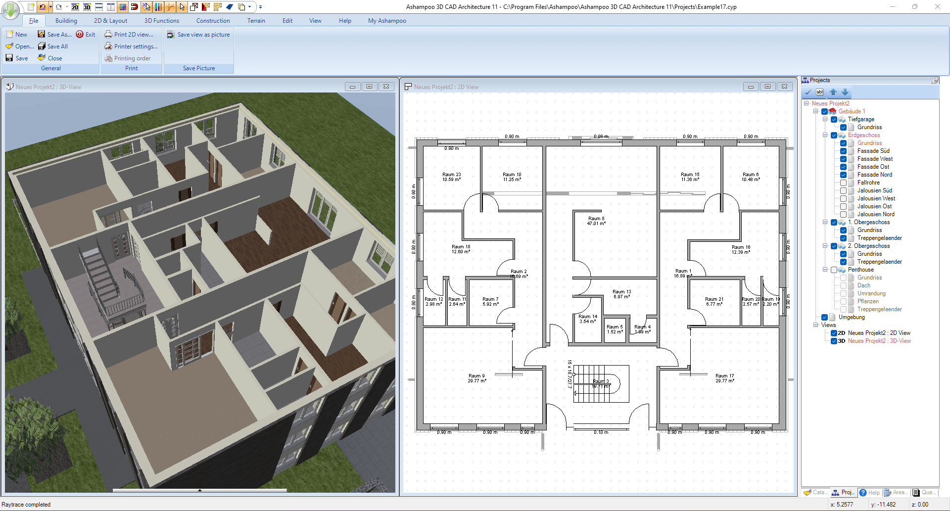 Ashampoo 3D CAD Architecture Screenshot
