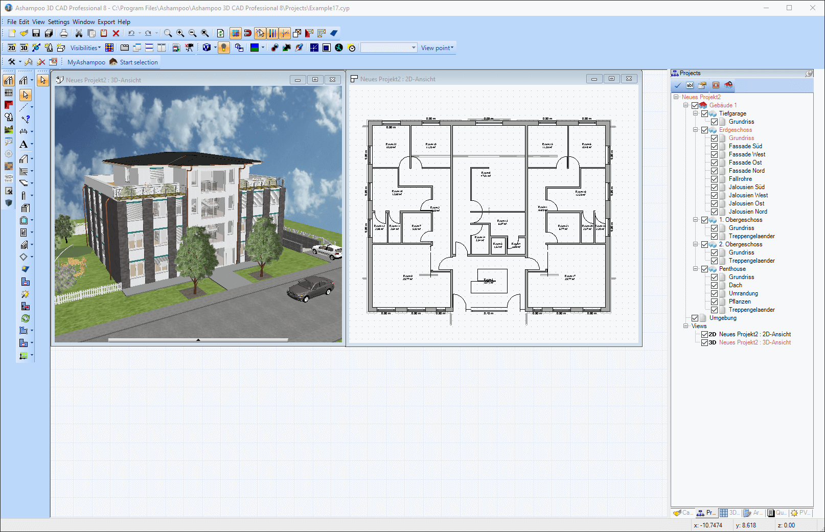 Ashampoo 3D CAD Professional Screenshot