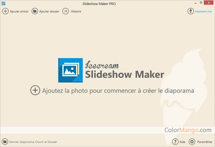 Icecream Slideshow Maker Pro Screenshot