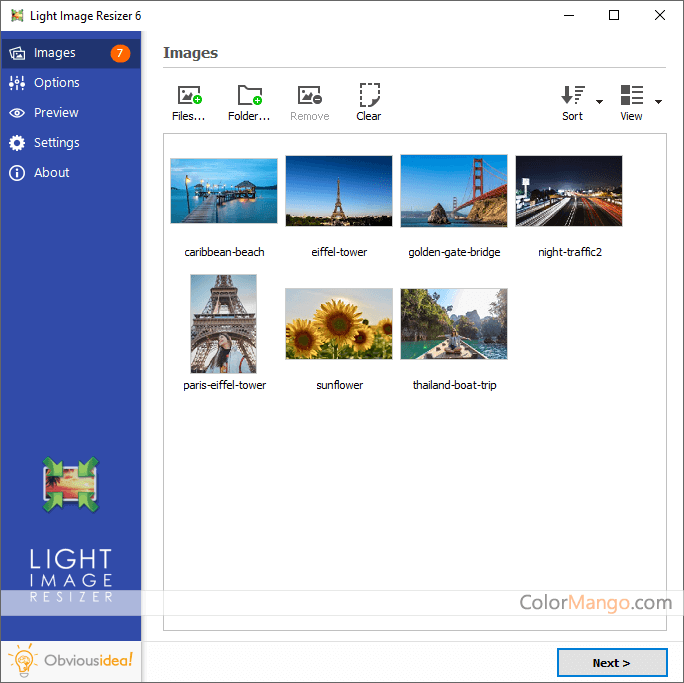 Light Image Resizer Screenshot