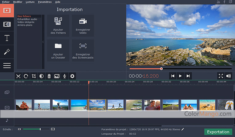 Movavi Slideshow Maker Screenshot