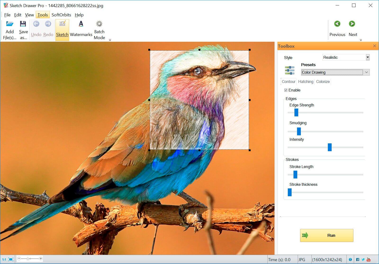 Sketch Drawer + Picture to Painting Converter Screenshot