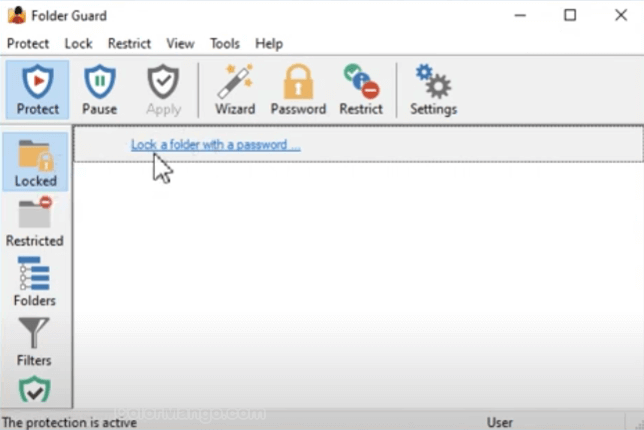 Folder Guard Screenshot