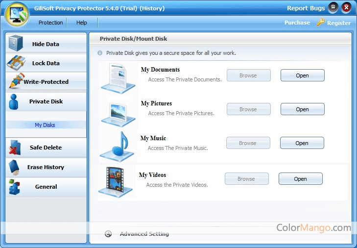 gilisoft privacy protector manual