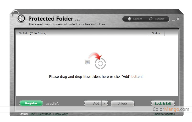 IObit Protected Folder Screenshot