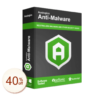 Auslogics Anti-Malware Discount Coupon Code