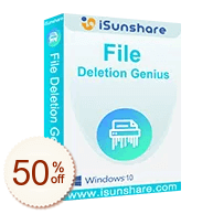 iSunshare File Deletion Genius Discount Coupon
