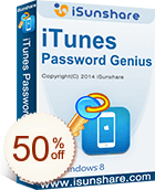 iSunshare iTunes Password Genius Discount Coupon