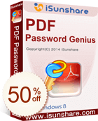 iSunshare PDF Password Genius Discount Coupon Code