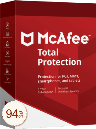 McAfee Total Protection Discount Coupon Code