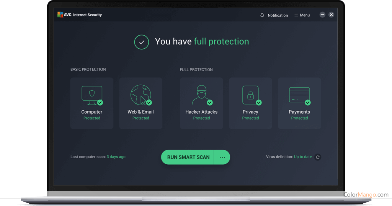AVG Internet Security – Unbegrenzt Screenshot