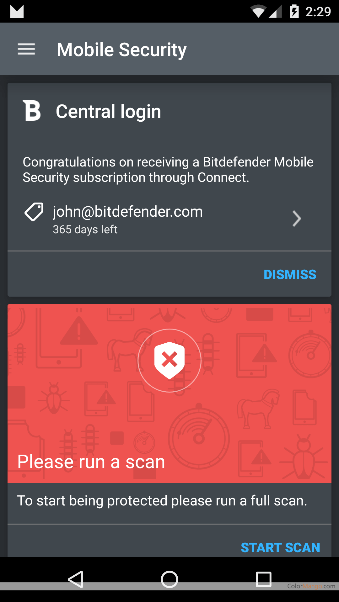 Bitdefender Mobile Security for Android Screenshot