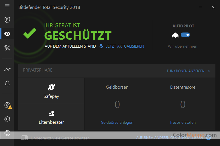 BitDefender Total Security MULTI-DEVICE Screenshot