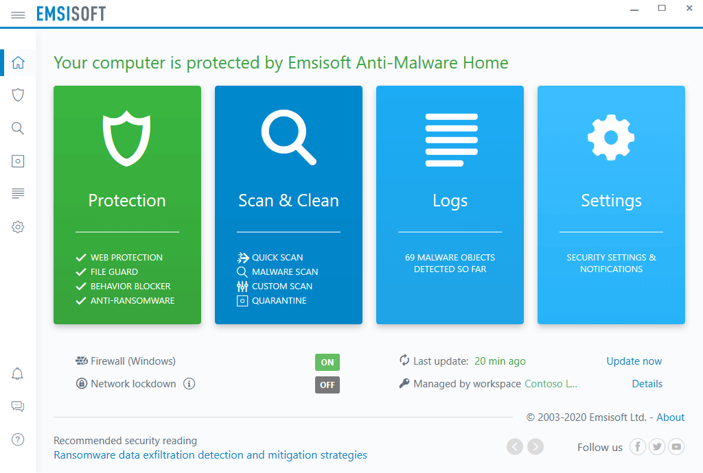 Emsisoft Anti-Malware Screenshot