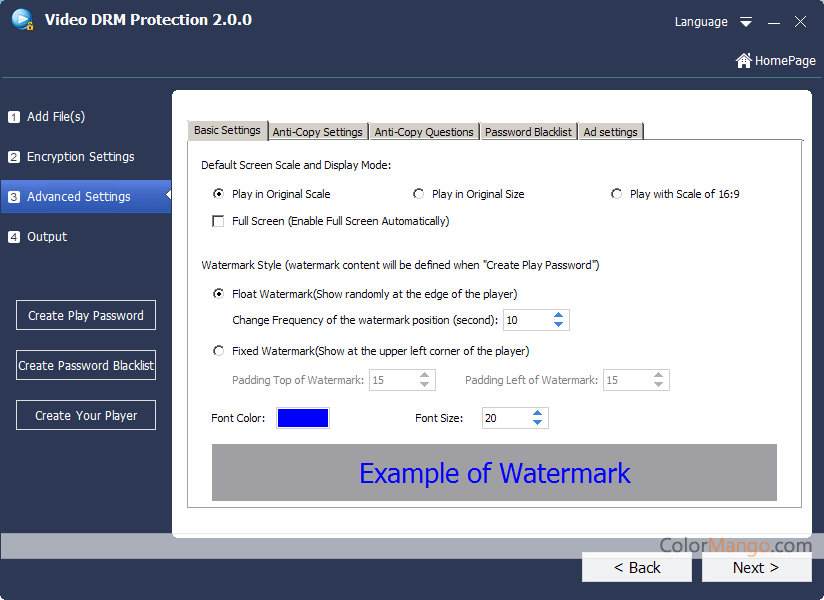 GiliSoft DRM Protection Screenshot