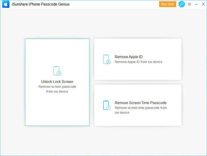 iSunshare iPhone Passcode Genius Screenshot