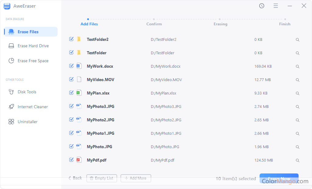 Magoshare AweEraser Screenshot