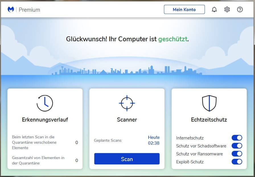 Malwarebytes Premium Screenshot