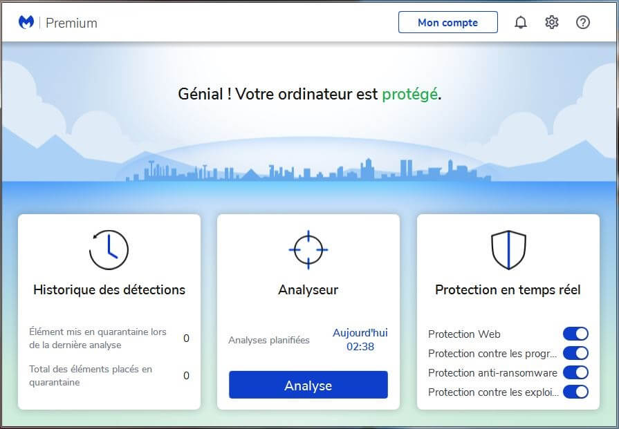 Malwarebytes Premium Screenshot