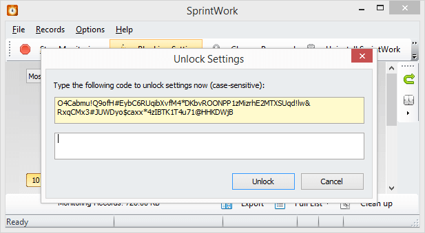 SprintWork Screenshot