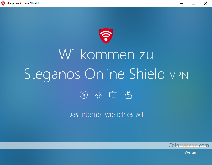 Steganos VPN Online Shield Screenshot