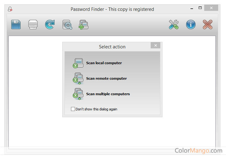 UpdateStar Password Finder Screenshot