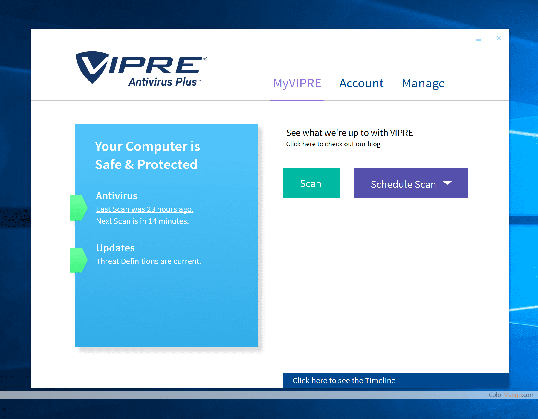VIPRE Antivirus Plus Screenshot