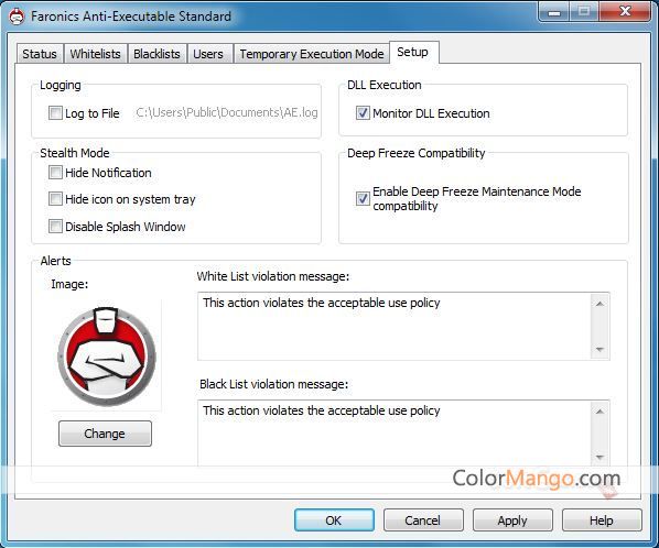 anti-executable standard gratuit