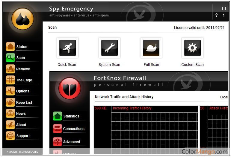 NETGATE Internet Security Screenshot