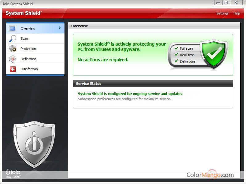 System Shield Screenshot