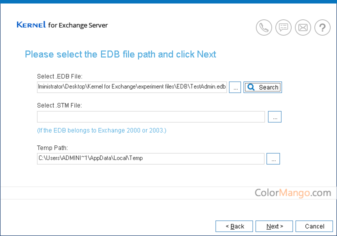 kernel for exchange server