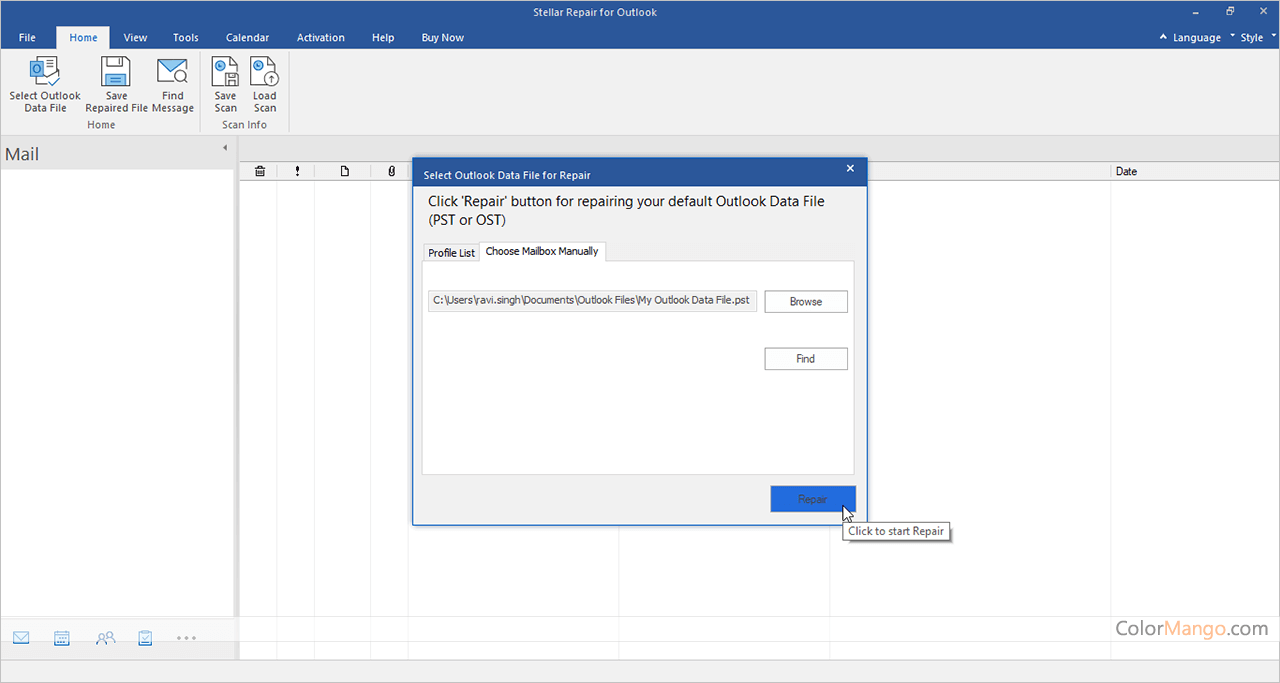 stellar repair for outlook key