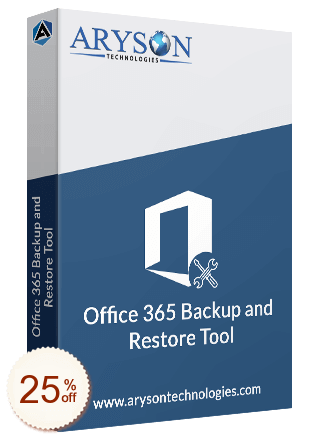 Aryson Office 365 Backup and Restore Discount Coupon
